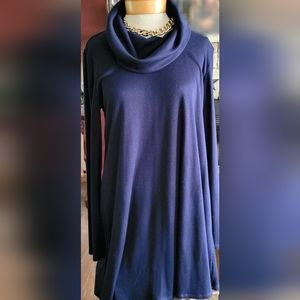 Knit Cowell neck dress